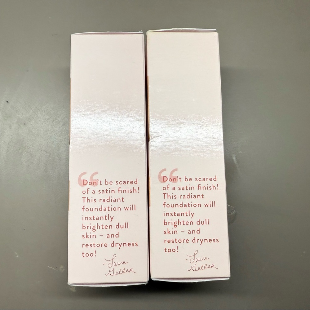 New 2X Laura Geller New York Balance-n-glow Illuminating Liquid Foundation, Fair - Picture 2 of 5
